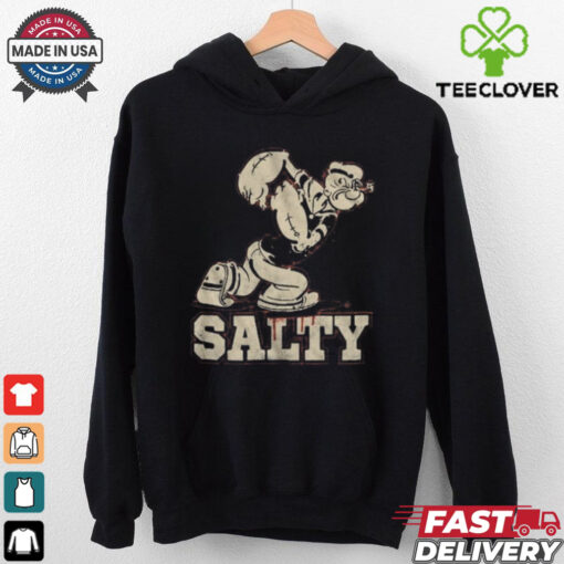 Popeye Salty Navy Heather T Shirt