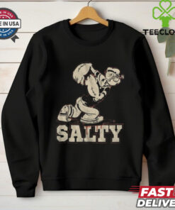 Popeye Salty Navy Heather T Shirt
