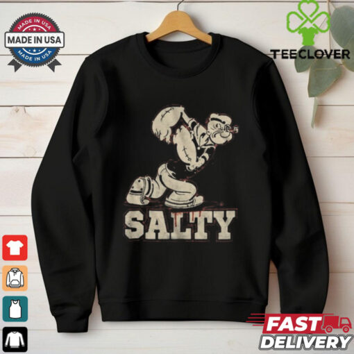 Popeye Salty Navy Heather T Shirt