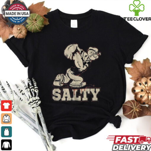 Popeye Salty Navy Heather T Shirt