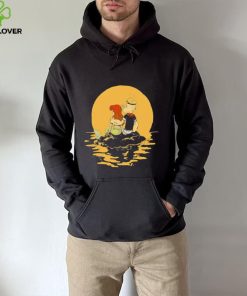 Popeye The Sailor X Ariel The Little Mermaid cartoon shirt