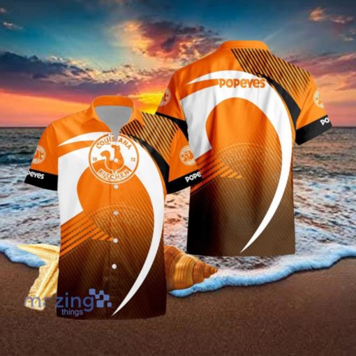 Popeyes Logo Orange Hawaiian Shirt For Men And Women hawaiian hoodie, sweater, longsleeve, shirt v-neck, t-shirt