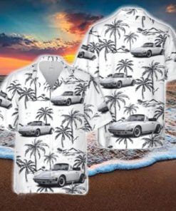 Porsche 911 Cabrio Oldtimer Hawaiian Shirt Beach Summer