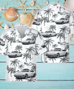 Porsche 911 Cabrio Oldtimer Hawaiian Shirt Beach Summer