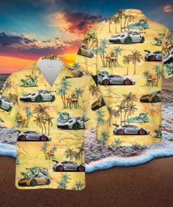 Porsche 911 GT3 RS (992) (2023) 3D Hawaiian Shirt Beach Lover Gift