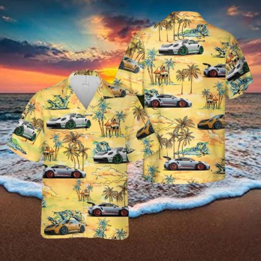 Porsche 911 GT3 RS (992) (2023) 3D Hawaiian Shirt Beach Lover Gift