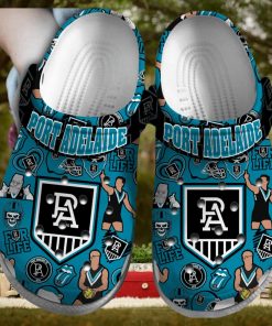 Port Adelaide Power AFL Sport Crocs Crocband Clogs Shoes Comfortable For Men Women and Kids – Footwearelite Exclusive