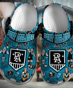 Port Adelaide Power AFL Sport Crocs Crocband Clogs Shoes Comfortable For Men Women and Kids – Footwearelite Exclusive