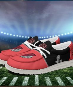 Portland Trail Blazers 2024 Personalized Hey Dude Shoes