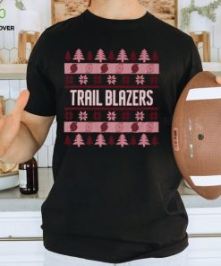 Portland Trail Blazers Holiday Christmas Tree T Shirt