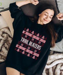 Portland Trail Blazers Holiday Christmas Tree T Shirt