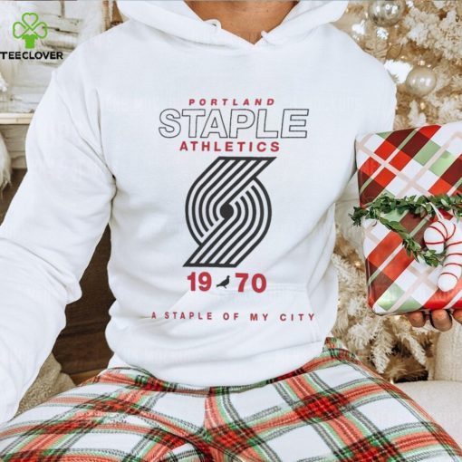 Portland Trail Blazers NBA x Staple Home Team since 1970 a staple of my city T hoodie, sweater, longsleeve, shirt v-neck, t-shirt