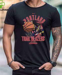 Portland Trail Blazers Nba X My Hero Academia All Might Smash T Shirs