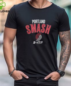 Portland Trail Blazers Nba X My Hero Academia All Might Smash T Shirt