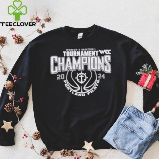 Portland pilots blue 84 unisex 2024 wcc women’s basketball conference tournament champions shirt