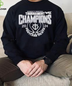 Portland pilots blue 84 unisex 2024 wcc women’s basketball conference tournament champions shirt
