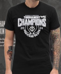 Portland pilots blue 84 unisex 2024 wcc women’s basketball conference tournament champions shirt