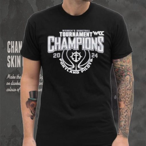 Portland pilots blue 84 unisex 2024 wcc women’s basketball conference tournament champions shirt