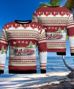 Portsmouth, Ohio, Portsmouth Fire Department AOP 3D Ugly Christmas Sweater