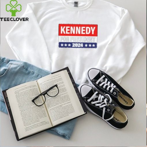 PositivePartyShop Kennedy for President 2024 Shirt, Red White & Blue Kennedy 2024 T Shirt