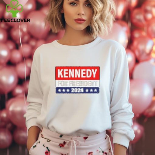 PositivePartyShop Kennedy for President 2024 Shirt, Red White & Blue Kennedy 2024 T Shirt