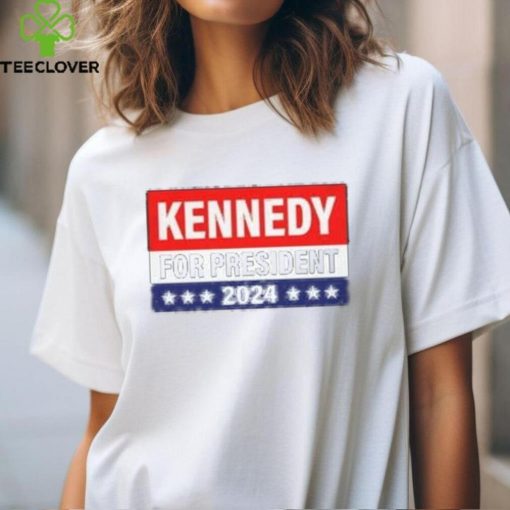 PositivePartyShop Kennedy for President 2024 Shirt, Red White & Blue Kennedy 2024 T Shirt