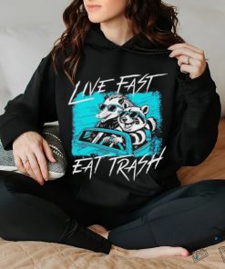Possom and raccoon live fast eat trash shirt