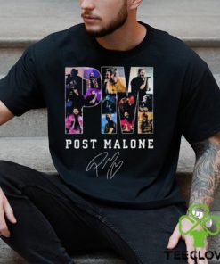 Post Malone PM Music Concert Tour Signature 2023 T Shirt