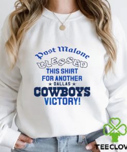 Post Malone blessed this hoodie, sweater, longsleeve, shirt v-neck, t-shirt for another Dallas Cowboys victory light hoodie, sweater, longsleeve, shirt v-neck, t-shirt