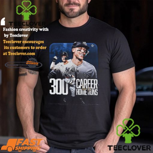 Poster 300 Career Home Runs Aaron Judge New York Yankees signature t shirt