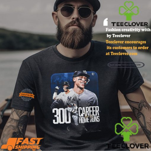 Poster 300 Career Home Runs Aaron Judge New York Yankees signature t shirt