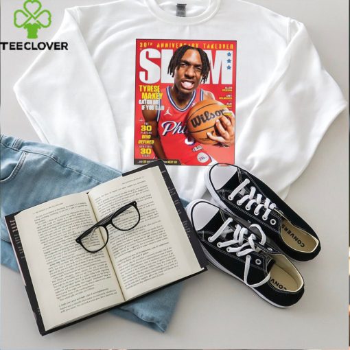 Poster 30Th Anniversary Take Over Slam 248 Tyrese Maxey t shirt