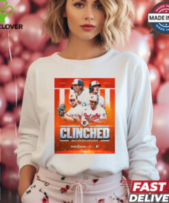 Poster Baltimore Orioles MLB Have Clinched Back To Back Postseason 2024 t shirt