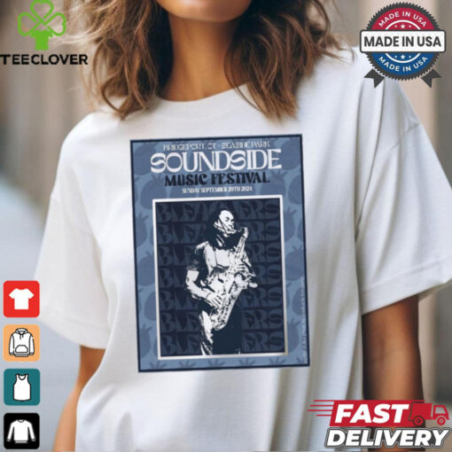 Poster Bleachers Soundside Music Festival On September 29 2024 In Bridgeport CT t shirt
