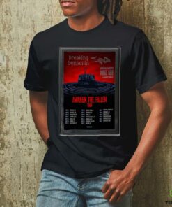Poster Breaking Benjamin Awaken The Fallen Tour 2025 Portrait Shirt