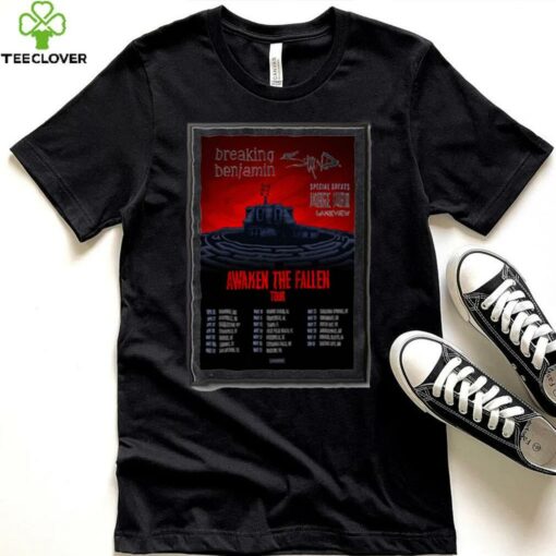 Poster Breaking Benjamin Awaken The Fallen Tour 2025 Portrait Shirt