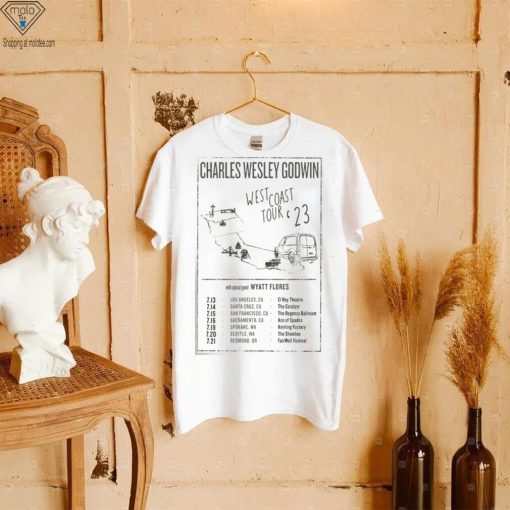 Poster Charles Wesley Godwin 2023 West Coast Tour shirt