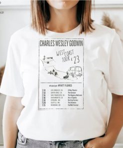 Poster Charles Wesley Godwin 2023 West Coast Tour shirt