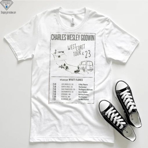 Poster Charles Wesley Godwin 2023 West Coast Tour shirt