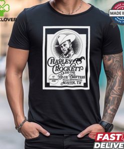 Poster Charley Crockett Sept 6 2024 Moody Amphitheater In Austin TX t shirt