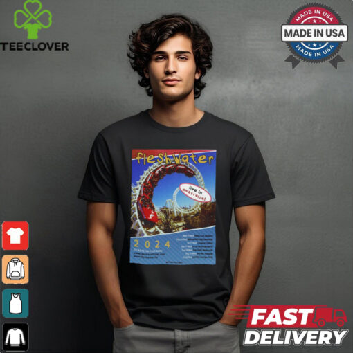 Poster Fleshwater Australia Tour 2024 t shirt