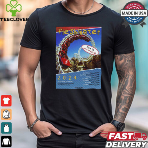 Poster Fleshwater Australia Tour 2024 t shirt
