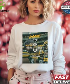 Poster Gameday Green Bay Packers vs Indianapolis Colts September 15th t shirt