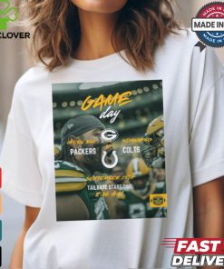 Poster Gameday Green Bay Packers vs Indianapolis Colts September 15th t shirt