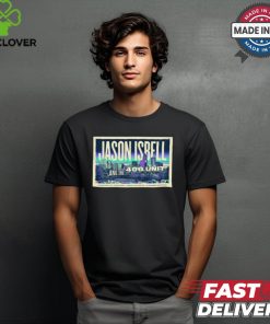 Poster Jason Isbell And The 400 Unit Sep 5 2024 Ovens Auditorium in Charlotte NC t shirt