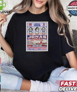 Poster Jonas Brothers Sept 15 2024 Utilita Arena Birmingham, Birmingham, England Tour t shirt