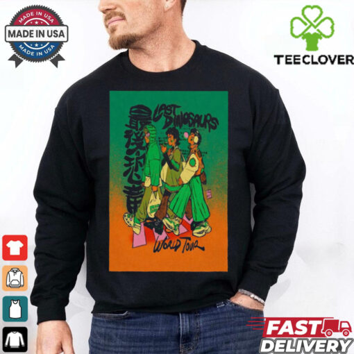 Poster Last Dinosaurs World Tour 2024 t shirt