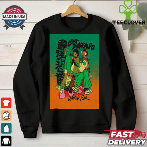 Poster Last Dinosaurs World Tour 2024 t shirt