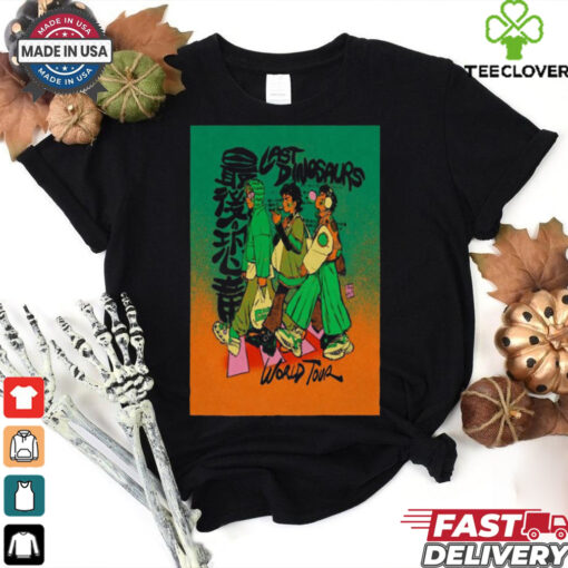 Poster Last Dinosaurs World Tour 2024 t shirt
