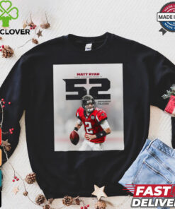 Poster Matt Ryan Threw Touchdown Passes To 52 Different NFL Atlanta Falcons t shirt